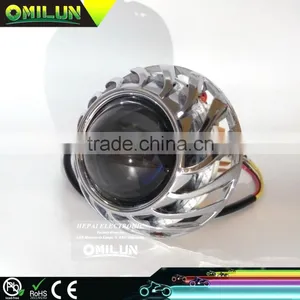Factory Direct Hot Motorcycle Projector Headlight With Angel Eye /Projector Lamp thumbnail-2
