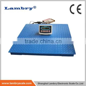 LAMBRY 1000kg/2000kg/3000kg/ 5000kg Checker Plate Floor Scale thumbnail-1