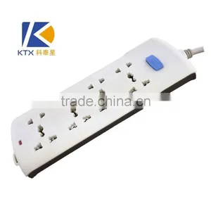 8 Way Multiple Electrical Power Strip Socket With Switch thumbnail-1