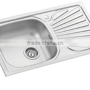 43,5x76 Linen Stainless Steel Kitchen Sink (DE102) thumbnail-1