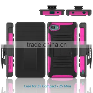 New Arrival Fashion Hard Future Armor Impact Hybrid Hard Case Cover Case for Sony Xperia z5 Compact China thumbnail-1