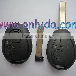 Car Remote Key Mini 2 Button Remote Key Blank thumbnail-1