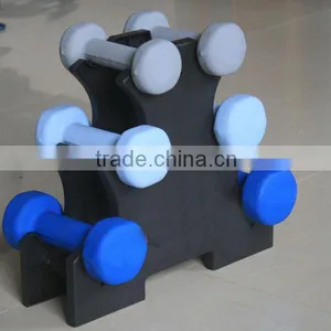 Vinyl Dumbbell Dumbbell Sets With Rack thumbnail-1