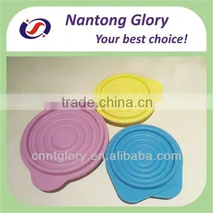 Customized Safe Non-toxic Folding Rainbow Silicone Bowl thumbnail-1