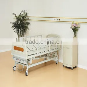 Manual Crank Turn-over Plastic Hospital Bed for Sale thumbnail-1