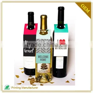 Wholesale Cheap Custom Paper Bottle Neck Hang Tag With High Quality thumbnail-6