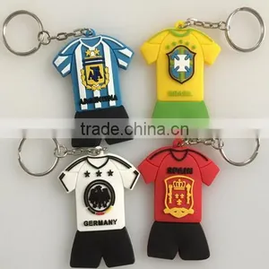 Promotional Football Team Jersey Pvc Keyrings thumbnail-1
