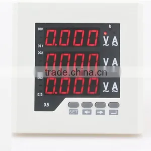 3UI23 Frame Size 120*120 Low Price Three Phase AC LED Digital Combination Meter, for Distribution Box thumbnail-5