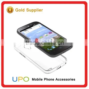[UPO] Smart Transparent TPU Bumper Acrylic Plastic Hard Back Cover Phone Case for ZTE Allstar LTE Z819 thumbnail-4