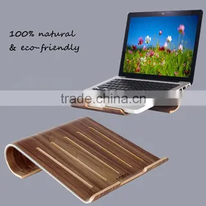 Universal Laptop Samdi Wood Holder Stand, for Macbook Wood Holder Wooden Stand Holder thumbnail-1