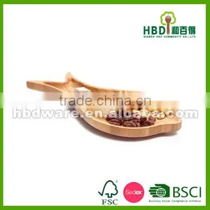 Whole|sale Hotselling Bamboo Wood Food Serving Dish Tray thumbnail-1