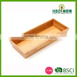 2016 Colorful Bamboo Organizer Tray, Multifunction Cultery Organizer thumbnail-3