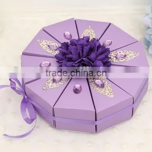 Hot Sale Purple Favour Boxes Red Wedding Favor Boxes Pink Favour Boxes Wholesale thumbnail-6