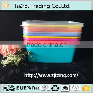 Colorful Plastic Storage Food Container/Bento Lunch Box thumbnail-1