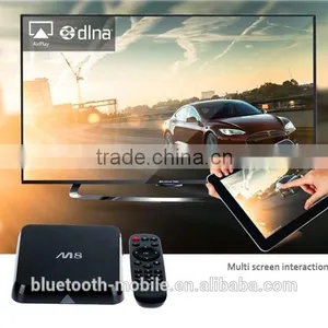 Bluetooth Audio Play Store App Android 4.4 os M8s tv Box Dual Band Wifi M8s Ott Amlogic S812 Firmware Player thumbnail-2