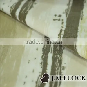 Country Style Stock Fabric Sofa Upholstery Flock Fabric With Stripe thumbnail-5