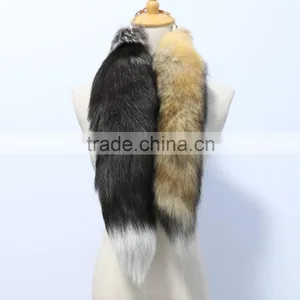 Wholesale Fashion Fox Tail Fur Key Chain From China thumbnail-1