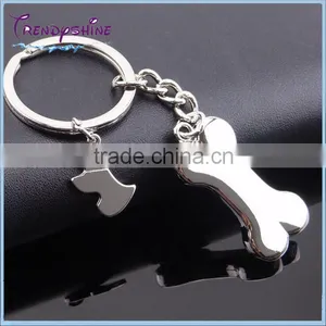 Cheap High End Silver Custom Shaped Metal Keychain thumbnail-1