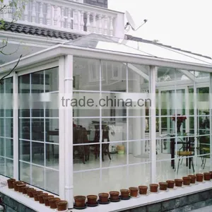 2016 Modern Design Aluminum Glass Sun Room Price With Thermal Break thumbnail-2