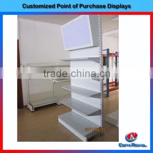 Fashionable Design Floor Standing Metal Cigarette Display Shelves thumbnail-1