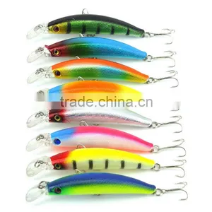 Plastic Minnow Fishing Lures 8 Color 9.5cm-3.74inch/9.12g-0.322oz Fishing Tackle Crank Bait thumbnail-1