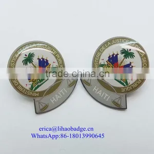 Epoxy Cover Offset Printing Butterfly Clutch Attached Lapel Pin thumbnail-2