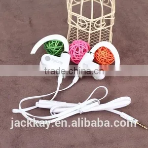 Ear-hook Competitive Good Quality Earphones Cable Wired Headphone Mobile WP Headsets With Mic thumbnail-1