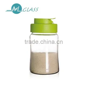 Wholesale Glass Jar Glass Bottle With Food-safe Silicone Lid High Borosilicate Glassware N6260 thumbnail-1