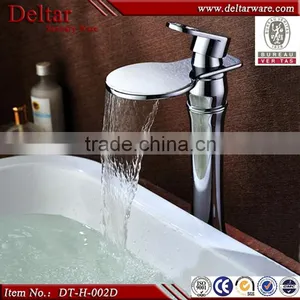 Kaiping Faucet Supplier Wholesale Chrome Waterfall Basin Faucet, Kaiping Basin Faucet Price With Good Quality thumbnail-1