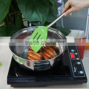 Non-stick Best Kitchen Helper Silicone Cooking Utensils Silicone Slotted Turner thumbnail-5