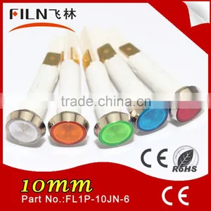 Dia 10mm Nylon PA66 Check Engine Lamp Flat High Light 12 V Incandescent Lamp Indicator thumbnail-6