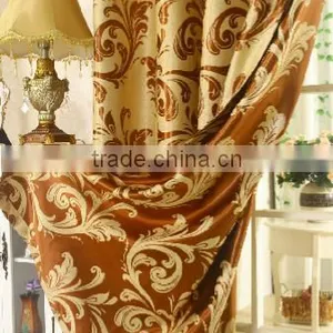 Customized Window Curtain Fabric, Jacquard Fabirc 035 Fire Retardant Blackout Fabric for Bedroom thumbnail-3