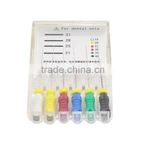 2016 Hot Sale Denshine Brand New 1 Pack Stainless Steel Flexible Hand Use Dental Root Canal H-Files #015-040 25mm thumbnail-2