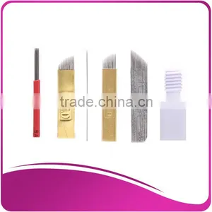 Curve Flat EO Gas Sterilized Tattoo Needles, Cheap Tattoo Needles, CE Qualified Tattoo Permanent Makeup Needles thumbnail-3