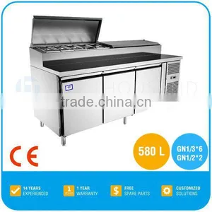 Sandwich Prep Table - R134a, Aspera, Dixell, 580 Liters, CE, TT-BC285D thumbnail-1