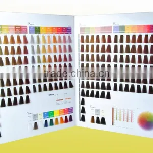 OEM Manufacturer Salon Professional Hair Dye Color Chart/Color Swatch Book thumbnail-1