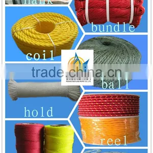 China Professional Leading Manufacturer 3 Strands PP Rope thumbnail-4