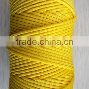 Yellow Color 1mm/2mm/3mm Poly Braided Twine Cord for Mason Line thumbnail-2