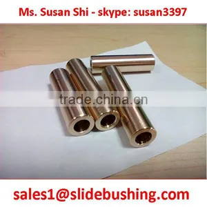 6x10x45mm and 6x10x37mm Whole Bronze or High Stress Brass With Graphite Self Lubricanting Bearing thumbnail-1