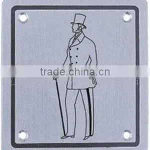 Hazard Hanging Metal Sign thumbnail-1