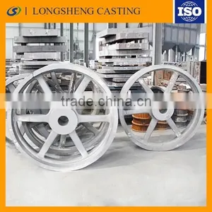 Iron Cast Pulley Wheel and Elevator Belt Pulley,conveyor Belt Pulleys,belt Wheel Pulley thumbnail-2