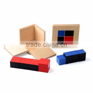 Baby Toy Montessori Algebraic Binomial Cube Early Childhood Education Preschool Training Math Kids Toys thumbnail-4
