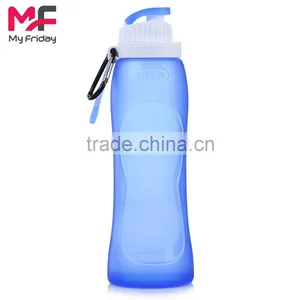 My Friday Foldable Reusable Camping Hiking Yoga Water Bottle Outdoor Sports Bottle For Outdoor Activities thumbnail-1