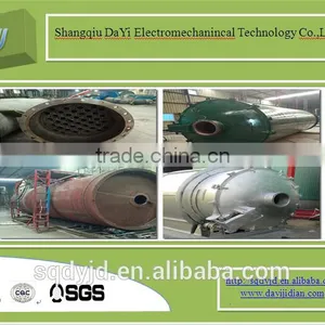 DAYI Automatic Feed, Enclosed Slag,Safe and Efficient Waste Plastic Refining Equipment, Tire Pyrolysis Plant thumbnail-2
