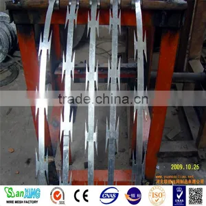 Low Price China Galvanized Razor Barbed Wire thumbnail-1