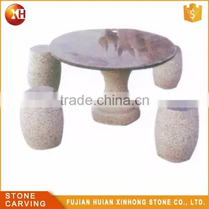 Customized Size Hand Carve Polish Marble Coffee Granite Table thumbnail-1