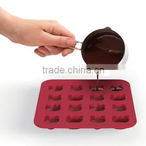 Silicone Hello Kitty Collection 6.9" Non-Stick Silicone Chocolate Mold thumbnail-2