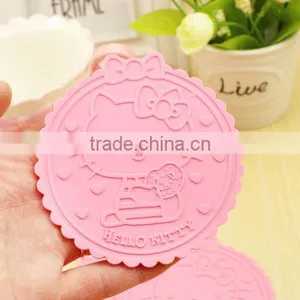 Hello Kitty Silicone Coaster, Coffee Cup Mat,waterproot Tea Coster thumbnail-1