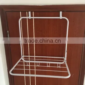 Vivinature 4 Hook Over the Door Rack Hanger for Hanging Clothes Coat Hat Belt Metal thumbnail-2