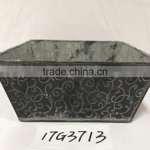 Nanning Wholesale Cheap Home Goods Products Indoor Decorative Tall Square Pot Planter thumbnail-4